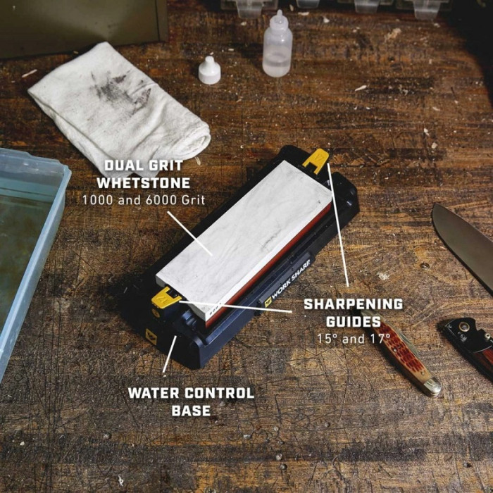 Точилка ручная Work Sharp Benchtop Whetstone Sharpener (WSBCHWHT-I)
