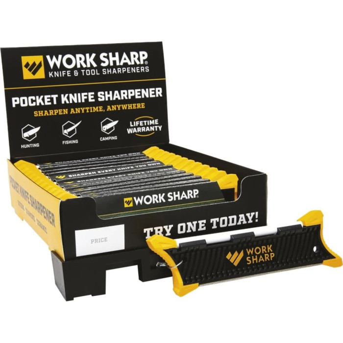Комплект механічних точилок Work Sharp Pocket Knife Sharpener 12 Pack & 1 Displays (WSGPS-12)