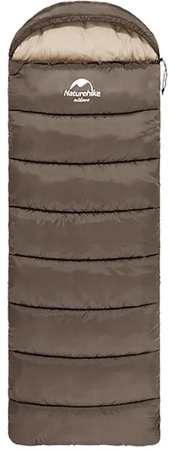 Спальний мішок Naturehike U150 NH20MSD07, (11°C), Right Zip, Brown (6927595764381-R)